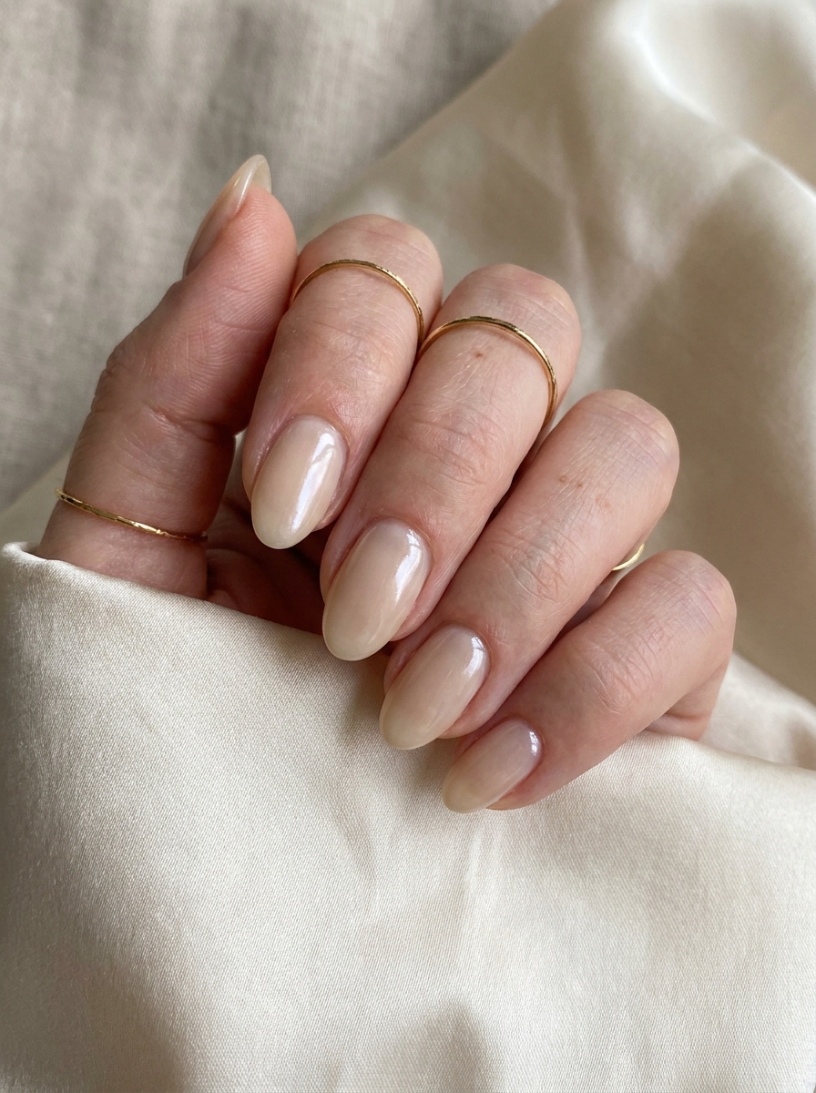 Glazed Nude als Nagel Farben Sommer Inspiration 2026